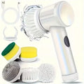 Electric Cleaning Brush 9-in-1 – Spin Scrubber for Bathroom & Kitchen